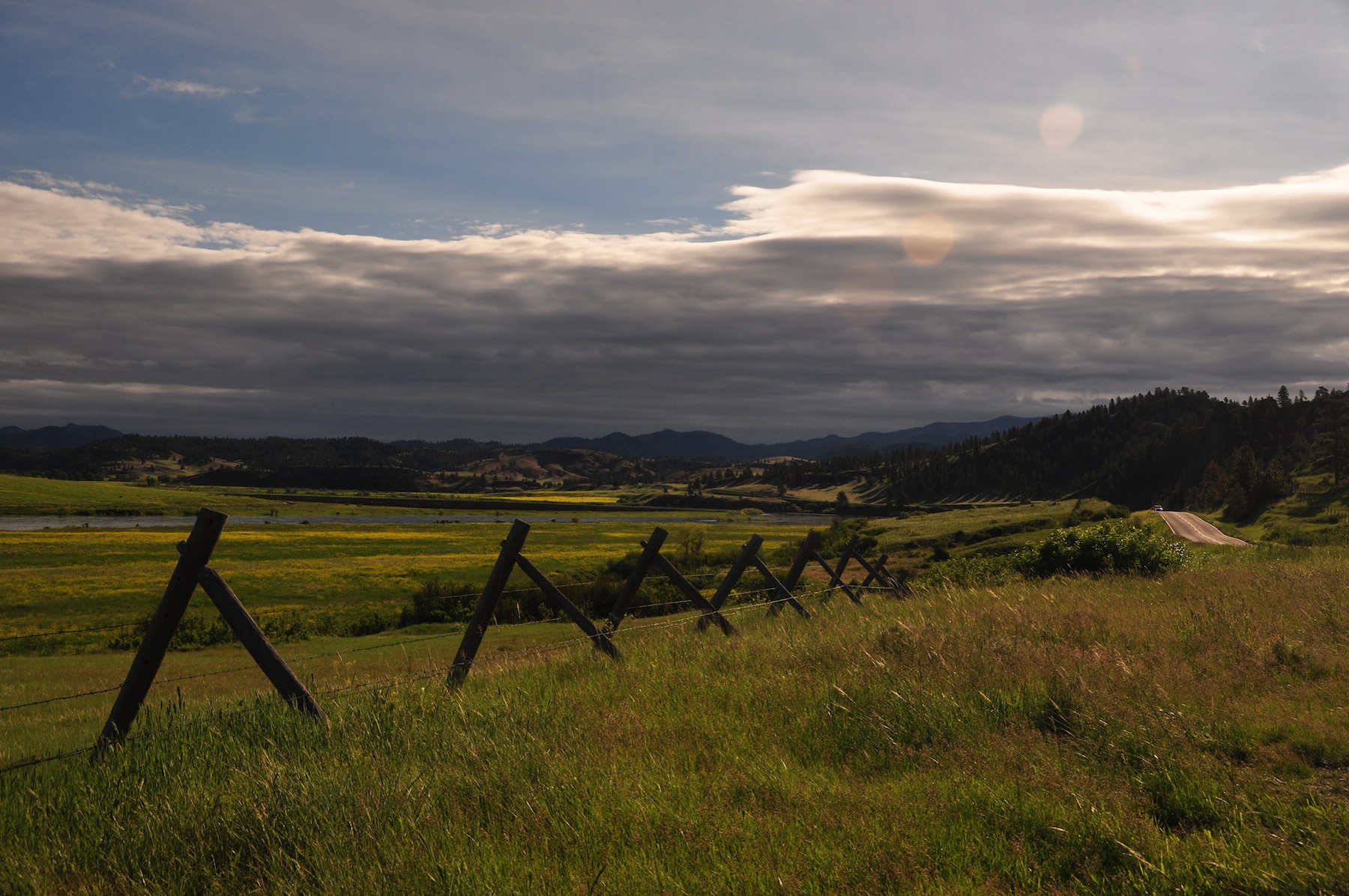 Montana Ranch Scene