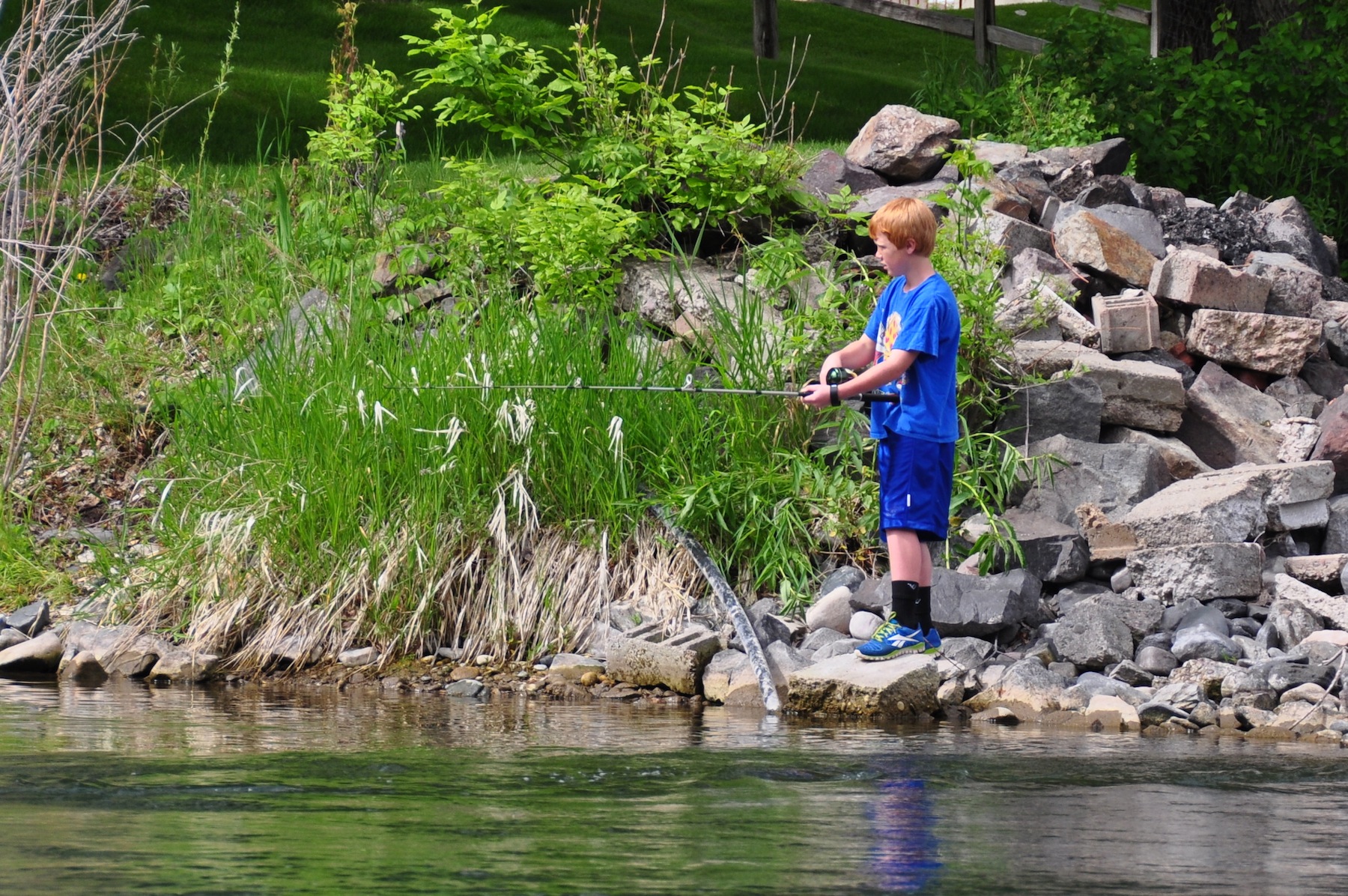 Take a kid fishing