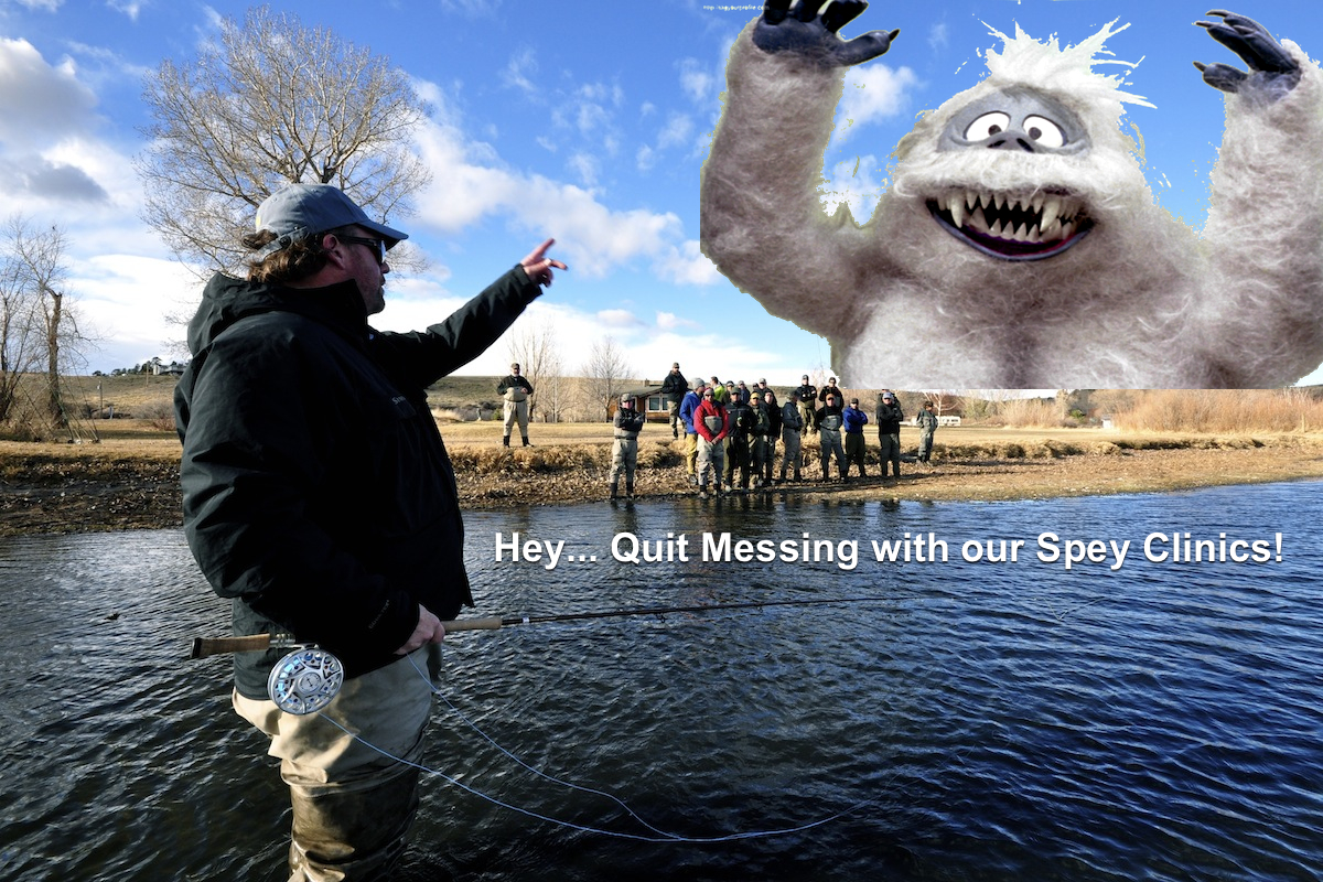 Montana winter spey fishing