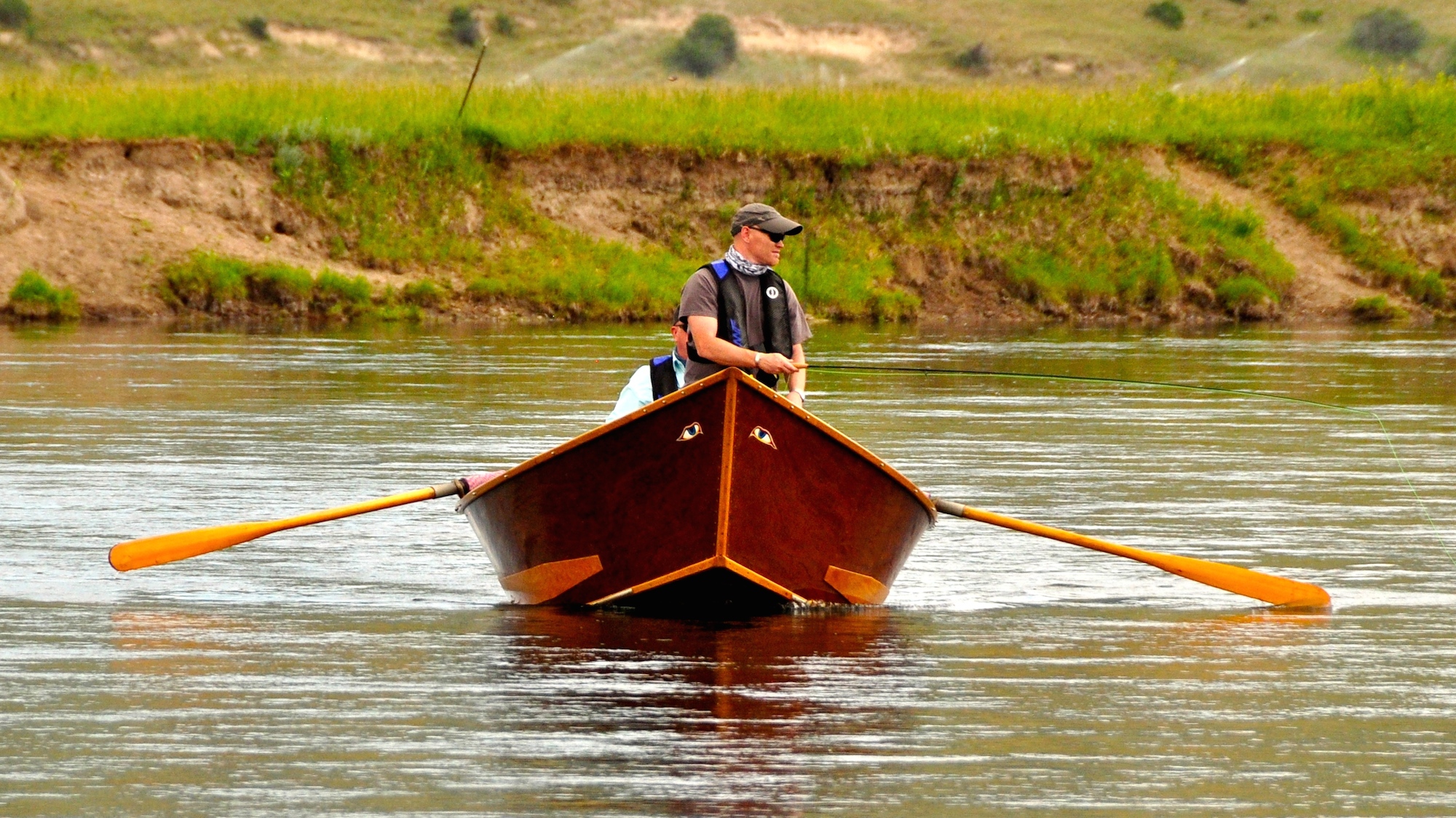 Boat Eyes on the Woody!