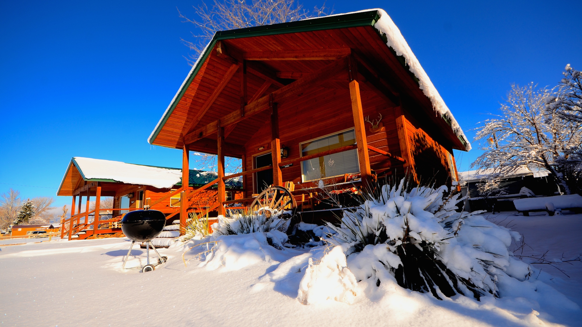 Winter Lodging Craig Trout Camp Montana