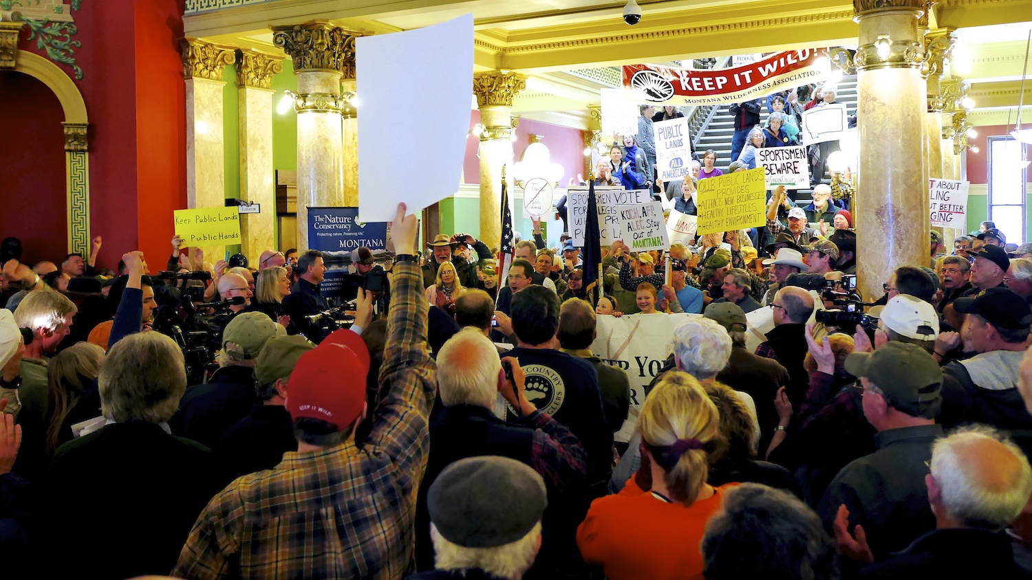 Governor Steve Bullock public lands rally