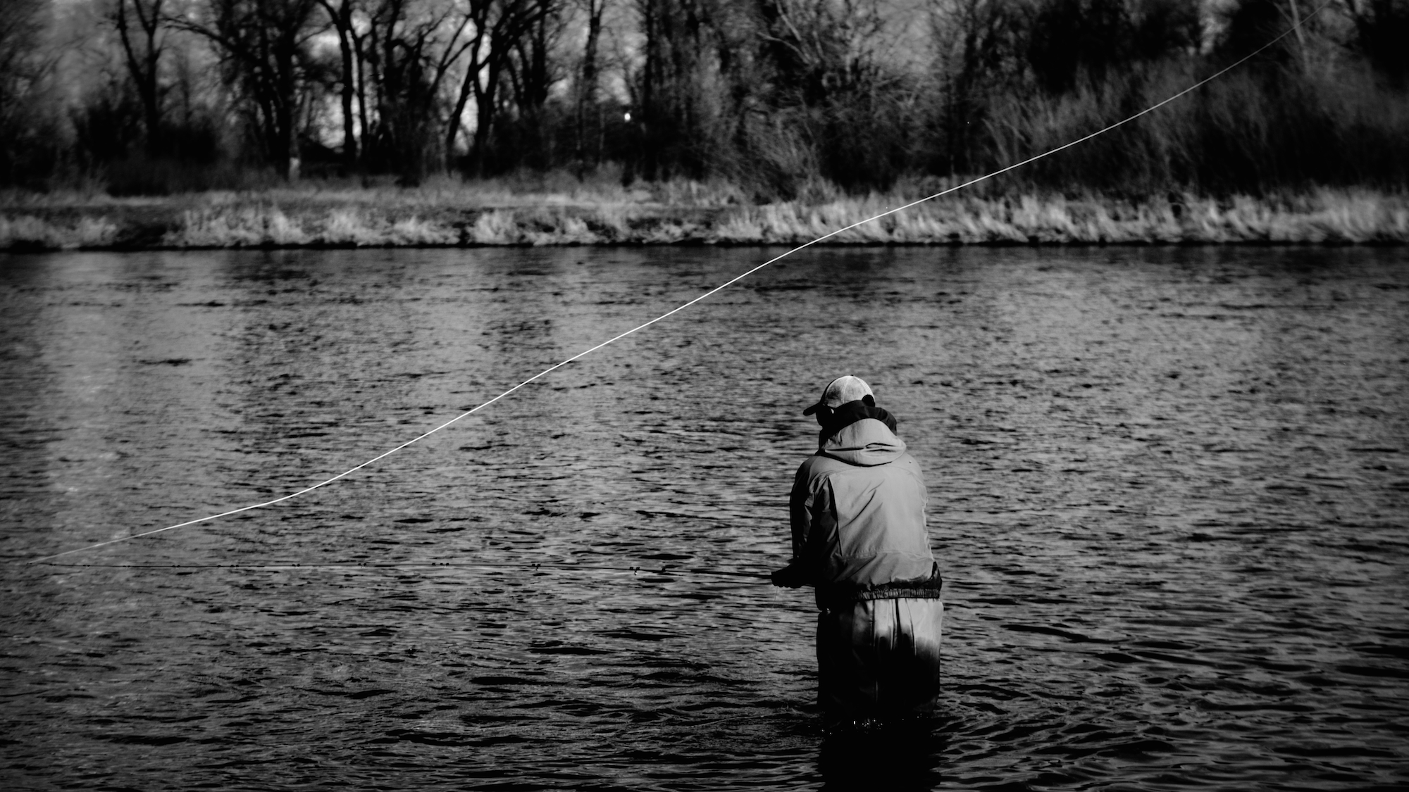 Missouri River spey fishing