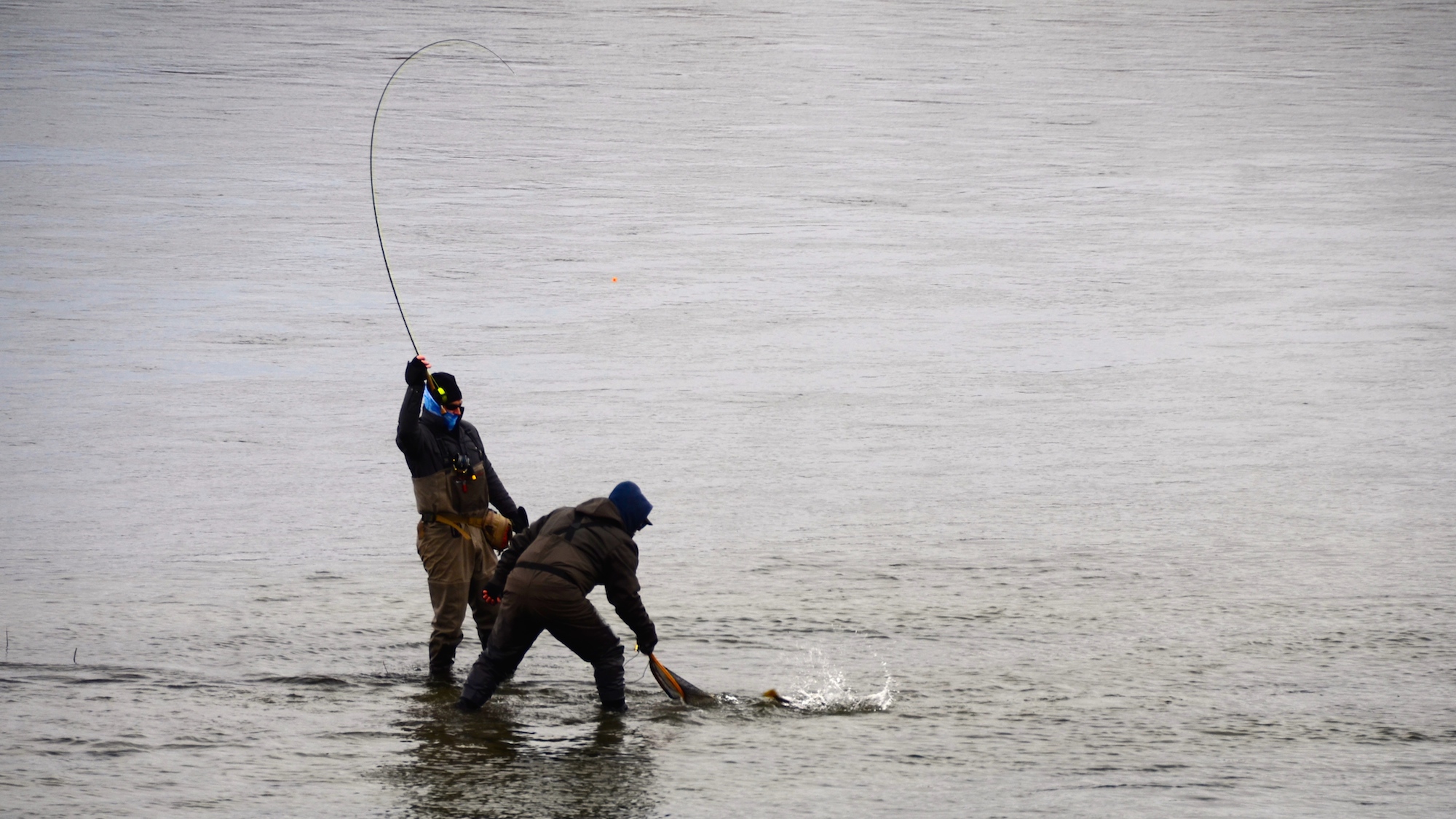 Montanans Fish in the Winter