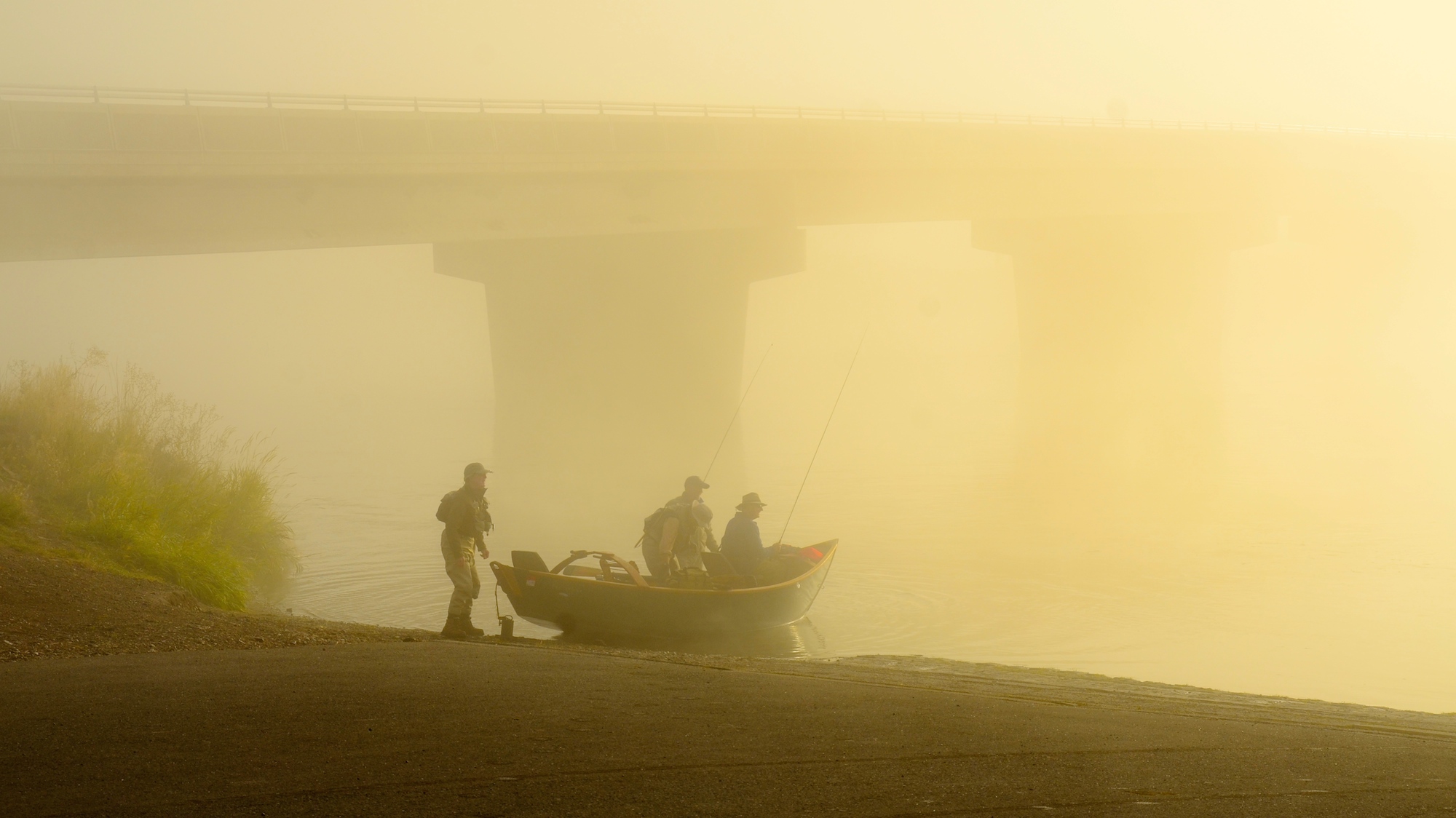 Friday Missouri River Fog Foto