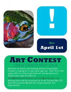 Caddis Fest '18 Poster Art Contest