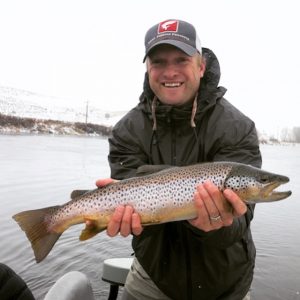 Brown Trout Like Snow!