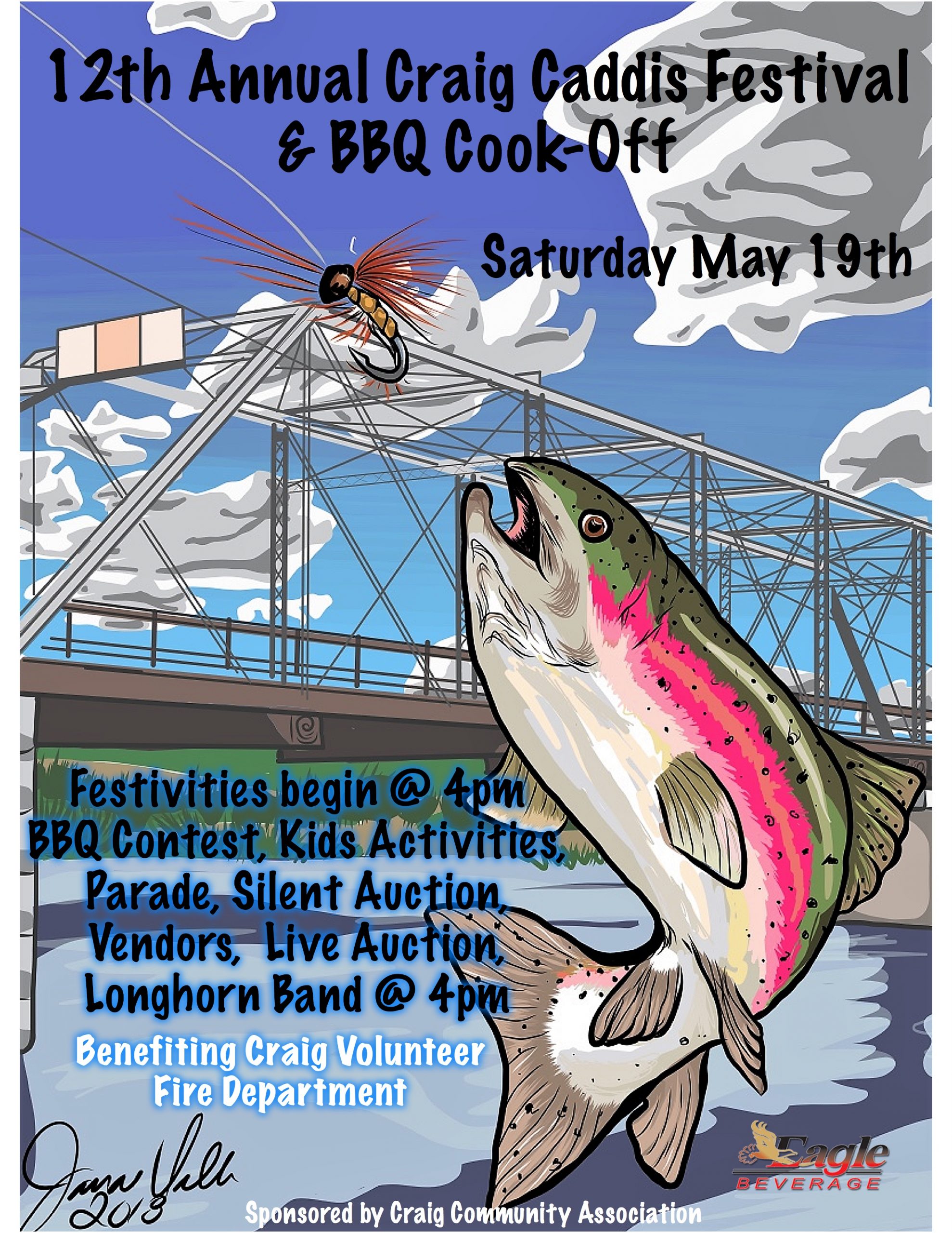 Craig Caddis Fest & BBQ Cook-Off Saturday May 19th