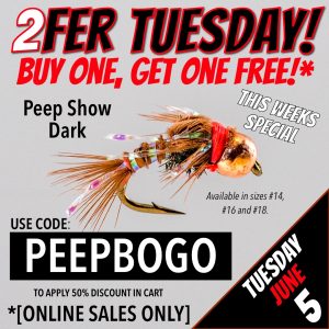 2FER TUESDAY BOGO Peep Show Dark