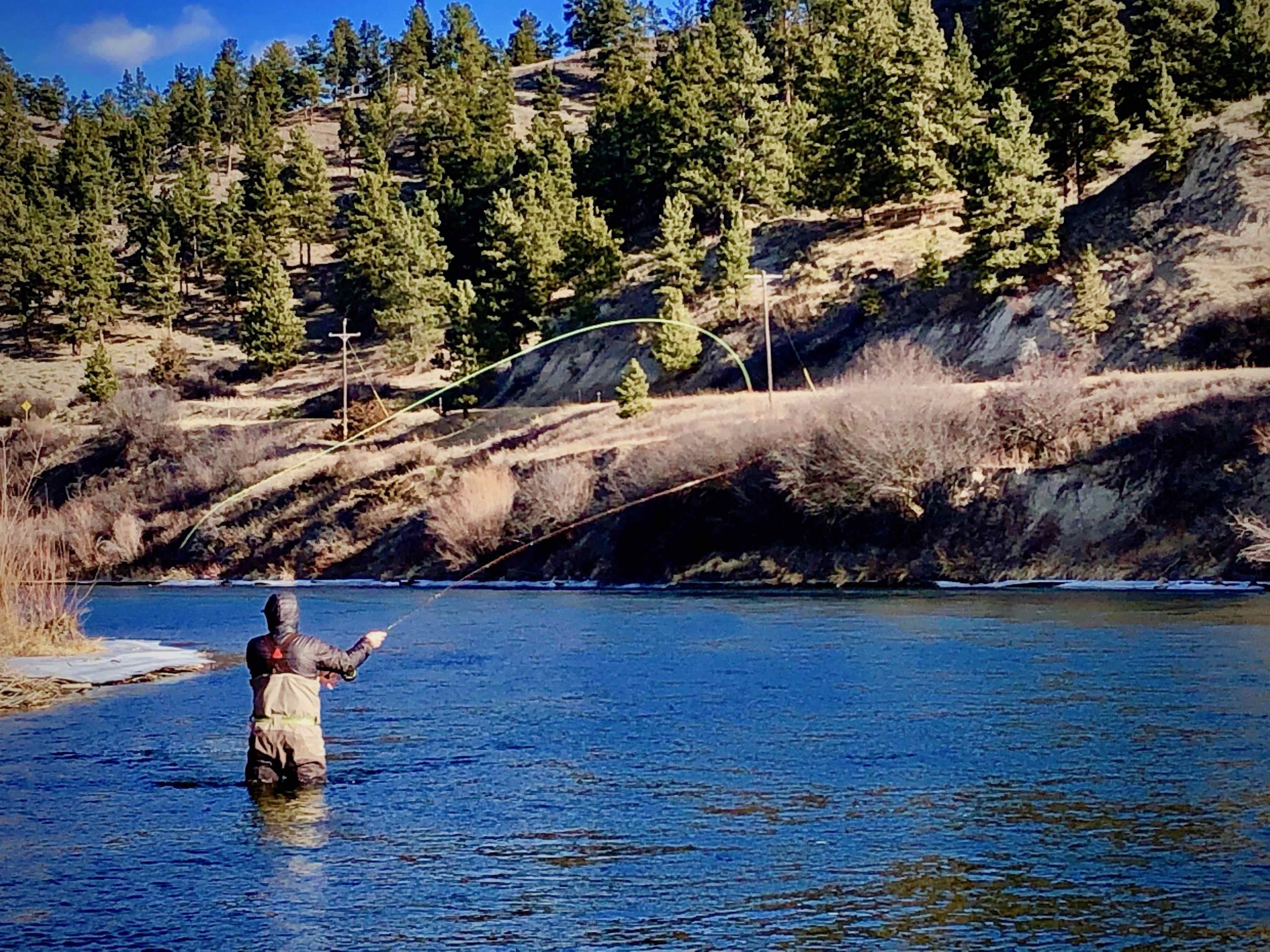 Silly Sunday Scenery Trout Spey Cast